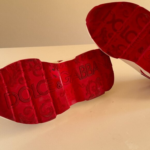 Dolce & Gabbana Daymaster Low 'White Red' sneakers trainers Men’s 8 US (UK 7) - Picture 10 of 10